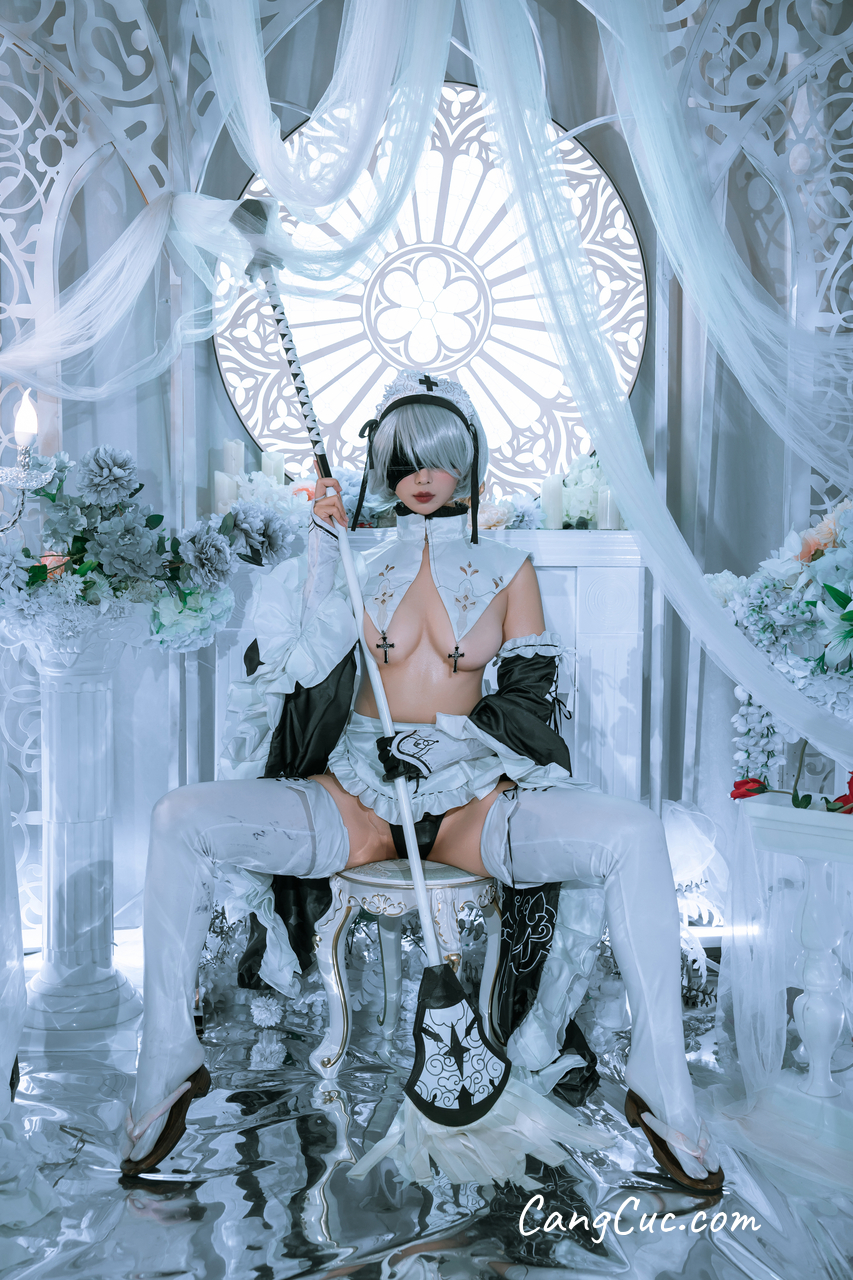 Coser@云溪溪 (Yunx1x1) & 奶桃 – 2B本 YoRHa No.2 Type B 上 ảnh 71